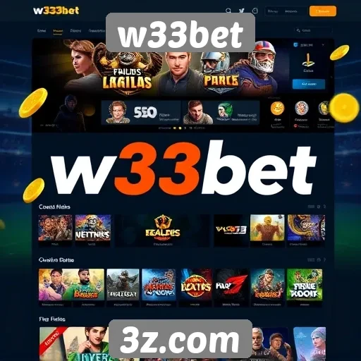 w33bet apresenta novas opções de jogos e apostas